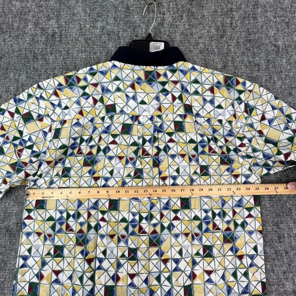 John Henry Shirt Mens Extra‎ Large Linen Button-up Resort Golf Clubhouse Links - Picture 4 of 7